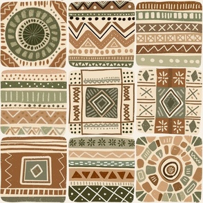 African Adventure - Ethnic geometrics L