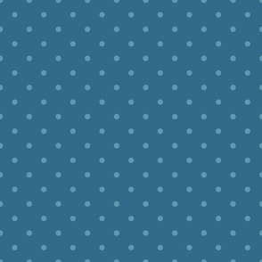 blue polka dots