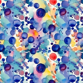 blueberry watercolor geometric splash art abstract inspired by kandinsky