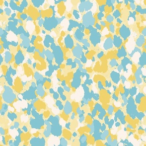 Modern Camouflage - Blue/ Yellow