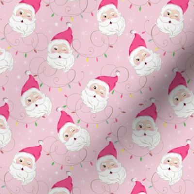 Cute Santa PINK GROUND