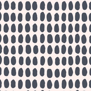 Freehand Dots Grid in Ink Dark Gray