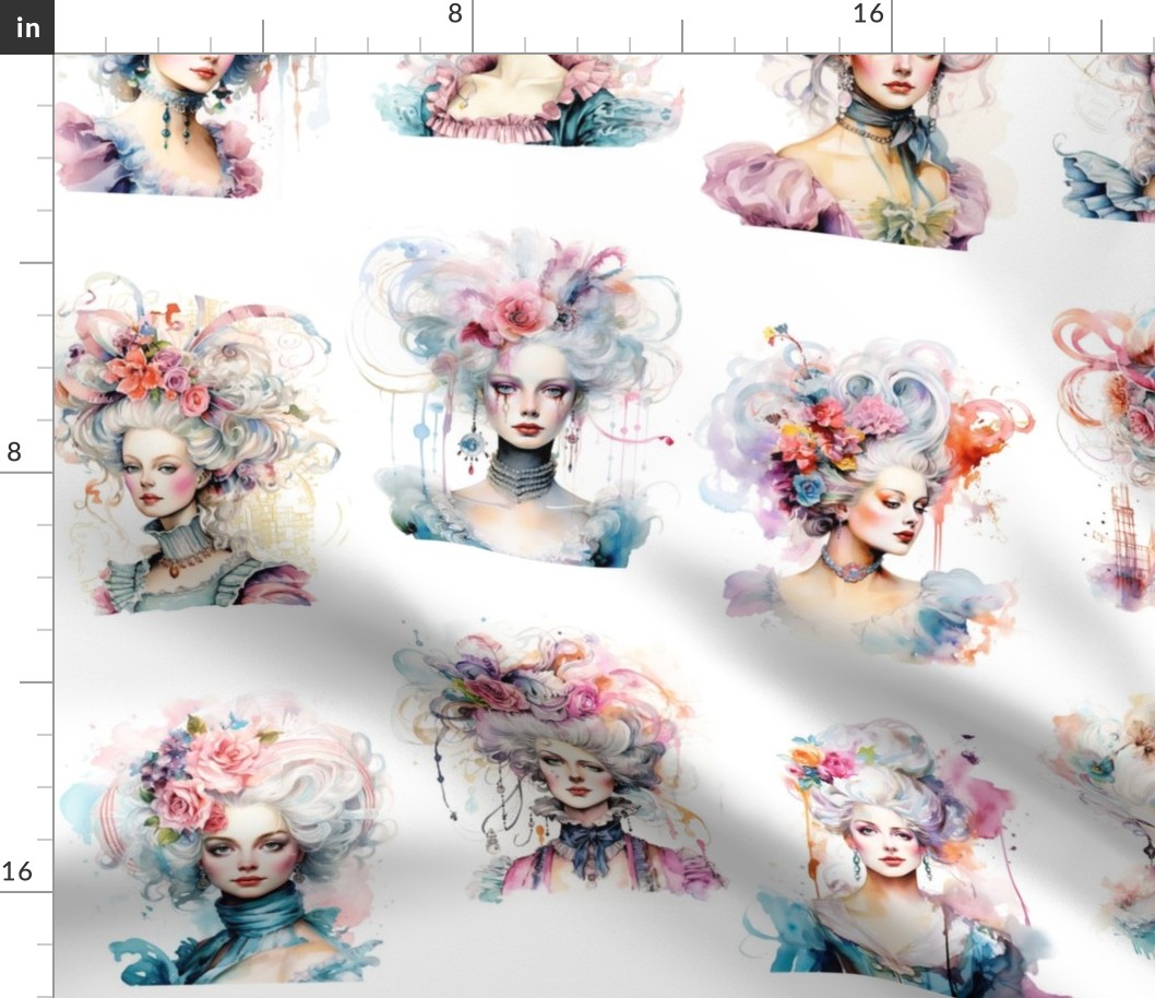 Marie Antoinette Gets A Facelift  by   Bada Bling Designs Ltd