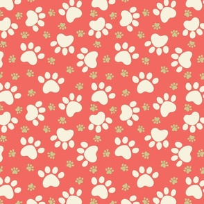 Paw Prints - Pink