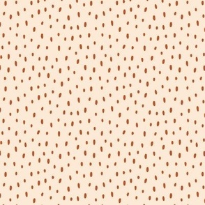 Creamy Terracotta Hand-drawn Dot Blender 