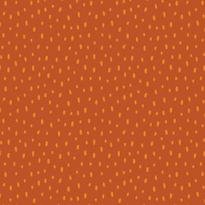 Pumpkin Spice Hand-drawn Speckle Dot