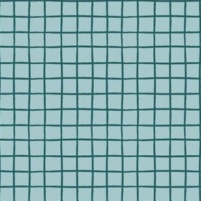 Cool Blue Grid Blender Pattern
