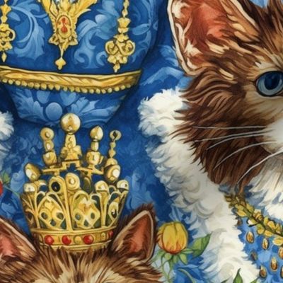 royal anthro cat inspired by louis wain