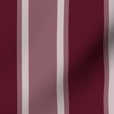 Borgogna Red Monochromatic Vertical Stripes Burgundy Medium Scale 