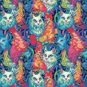 fairy tale cats inspired by louis wain