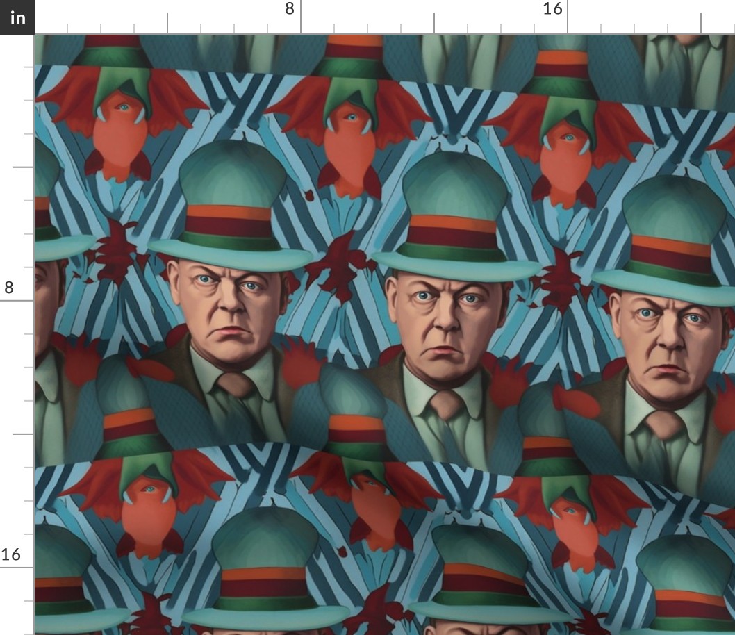 the many faces of aleister crowley inspired by magritte