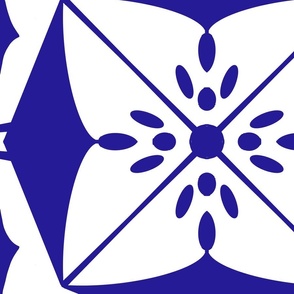 Royal Blue Geometric