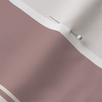JUMBO // classic ticking stripes - creamy white_ dusty rose pink 02 - traditional simple minimalist