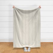 large scale // classic ticking stripes - bone beige_ creamy white - traditional simple minimalist