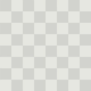 Neutral, Minimalist 1.5 Inch Checkerboard in Pale Grey Taupe