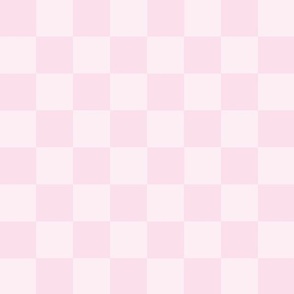 Neutral, Minimalist 1.5 Inch Checkerboard in Pale Blush Pink
