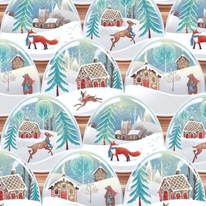 Whimsical Winter Snow Globes