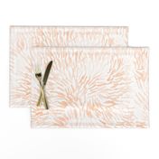 Abstract Watercolor Peach Splash - Large Scale - Apricot Orange Paint Fireworks Brush Strokes Pantone 2024 Modern Shapes