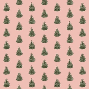 Christmas Trees Pink