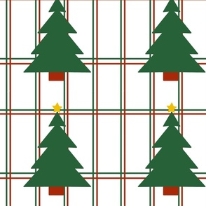 Plaid & Christmas Tree