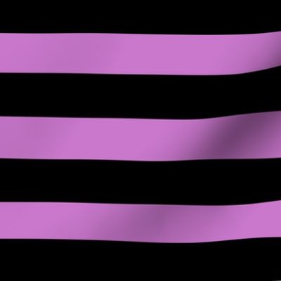 Halloween Stripes Black Lilac