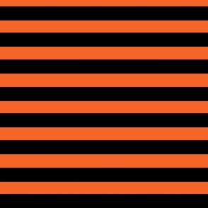 Halloween Stripes Black Orange
