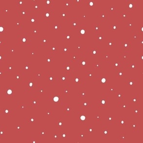 Snowy Dots - Red - LE23-A13