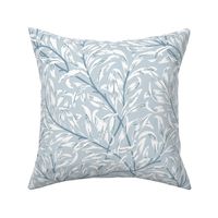 1887 "Willow Bough" by William Morris in French Blue Monochrome - Coordinate