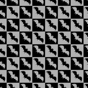 bats checkerboard 2 black and light gray