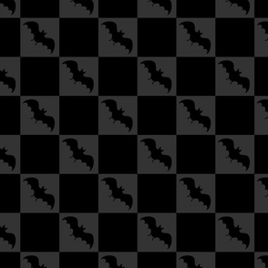 bats checkerboard black and dark gray