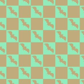 bats checkerboard mint