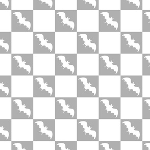 bats checkerboard white and light gray