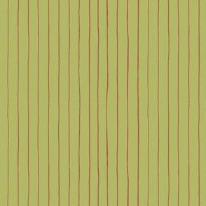 Hand-Drawn Stripes Green - LE23-A18