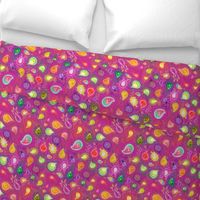 Fruit Paisley Pink Multi