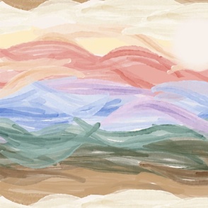 Apricity Sunrise Splash - Pastel