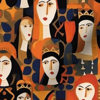 the many cubism princess portraits of modigliani