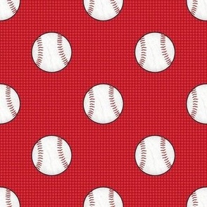 Medium Scale Team Spirit Baseball on Texas Rangers Red