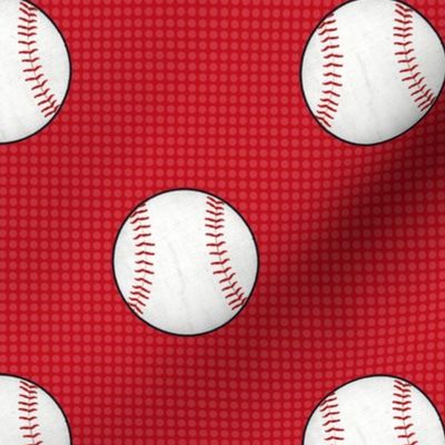 Large Scale Team Spirit Baseball on Texas Rangers Red