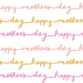 Happy Mother's Day (pink and gold)