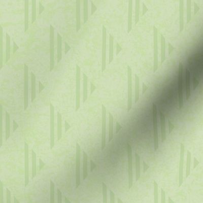 A School of Chartreuse Arrows, Divided Triangles on a Textured Field 