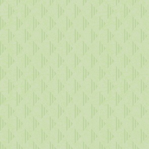 A School of Chartreuse Arrows, Divided Triangles on a Textured Field 