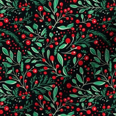 Christmas Pattern Red and Green