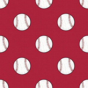 Large Scale Team Spirit Baseball on Arizona Diamondbacks Sonoran Red