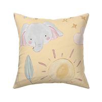 Large Scale elephant yellow