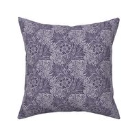 1875 "Marigold" by William Morris in Royal Purple - Coordinate