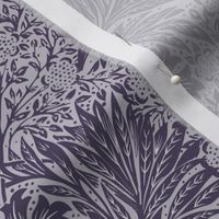 1875 "Marigold" by William Morris in Royal Purple - Coordinate