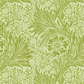 1875 "Marigold" by William Morris in Titanite Green - Coordinate
