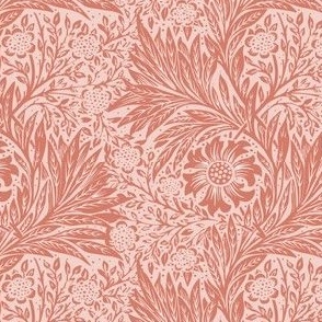 1875 "Marigold" by William Morris in Aged Terra Cotta - Coordinate