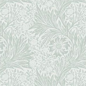 1875 "Marigold" by William Morris in Regency Mint - Coordinate