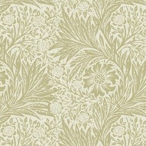 1875 "Marigold" by William Morris in Sage Green - Coordinate